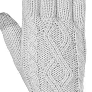 Warm textile gloves, winter women's gloves, touch